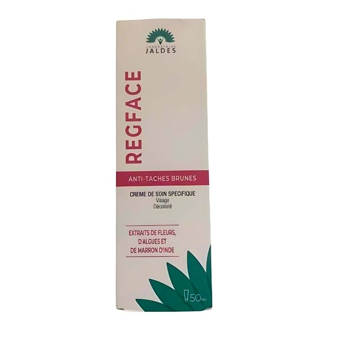 Crème anti-taches - Regface - 50ml - Non gras - Éclaircissante - Hydratante