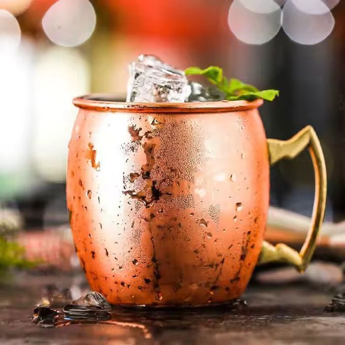 Mug en Acier Inoxydable Cuivré – Idéal pour Eau, Thé et Boissons Chaudes