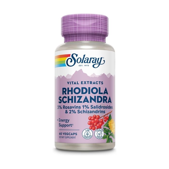 Rhodiola Schizandra, 500 mg, 60 Veg Caps.