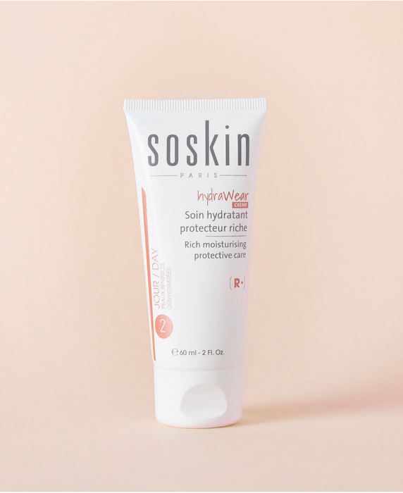 Soin Hydratant - SOSKIN - Hydratation Peaux Sensibles - Efficace en 14 Jours - Convient aux Peaux Déshydratées