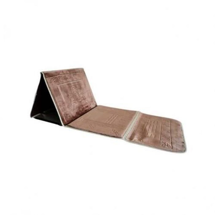 Tapis de prière pliable & douce avec dossier confortable