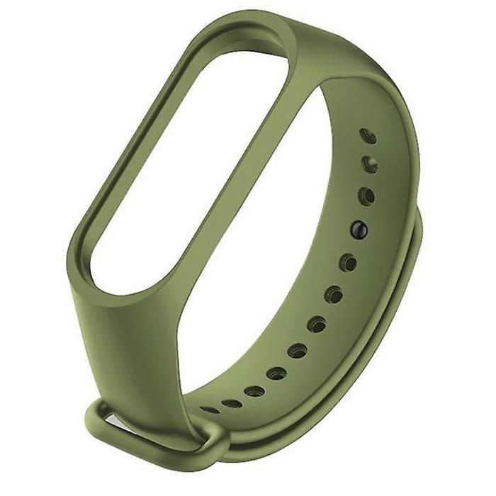 Bracelet en silicone pour Xiaomi Mi Band 3/4 - Vert foncé