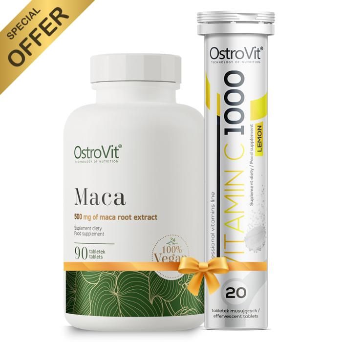 Pack Maca 90 Tabs + Vitamin C 1000mg 20Tabs