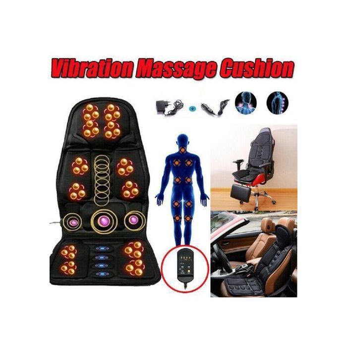 Coussin de massage - Siège Massage - Électrique - Chauffage - Portable