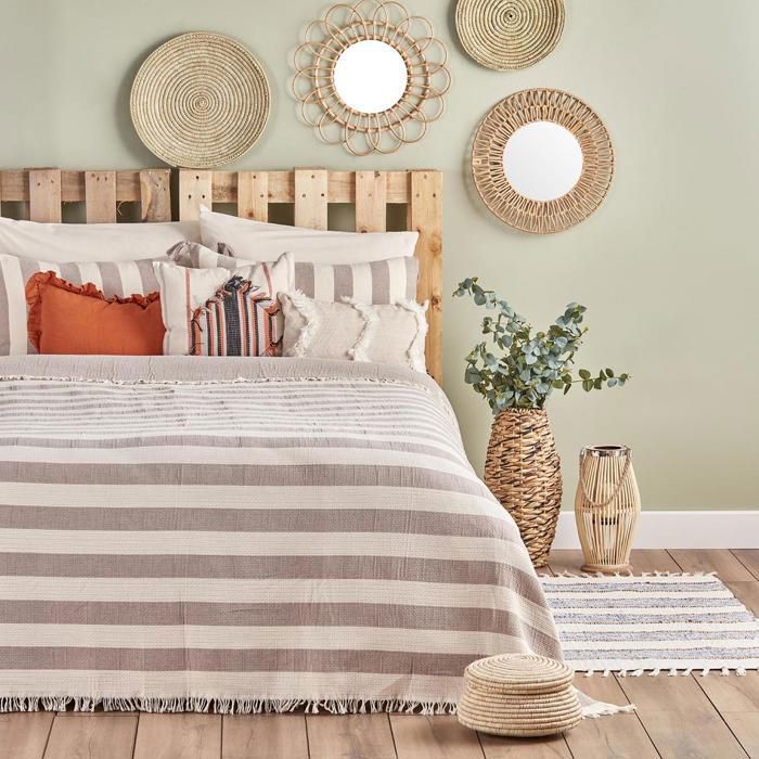 Parure de lit - BELLA MAISON - Sofia - 180x240 cm - 100% coton - Certifié OEKO-TEX