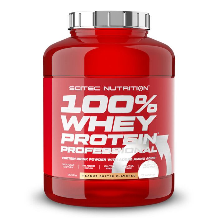 Whey concentrée Scitec Nutrition - 100% Whey Protein Professional - Peanut Butter 2350g