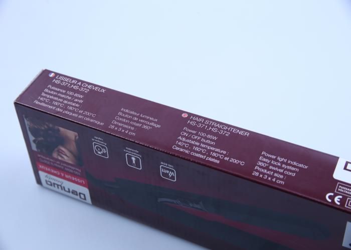 Lisseur en silicone - Denwa - HS-372 - 100-85 watts - Température réglable - Arrêt automatique