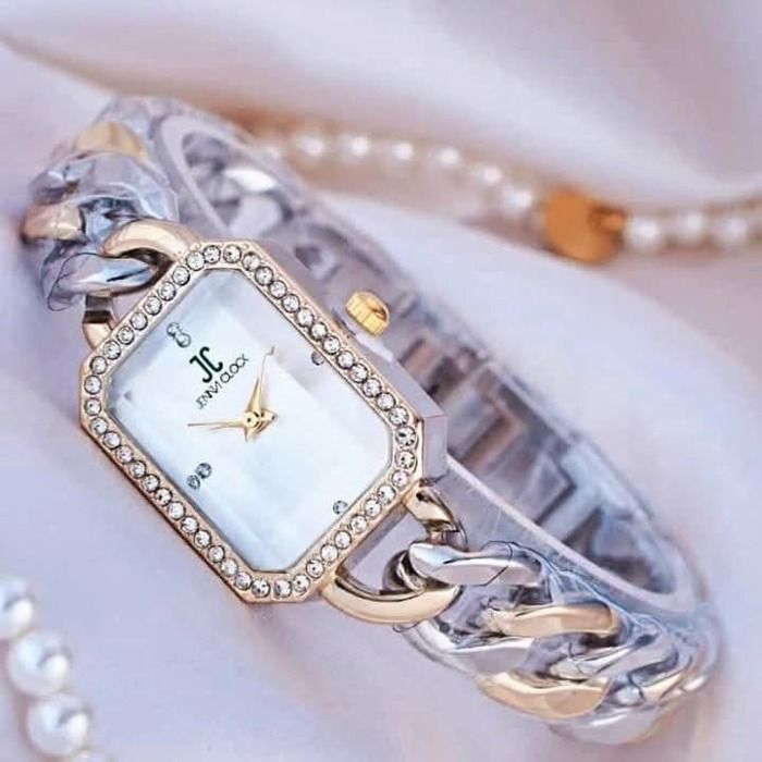 Montre-bague - Jaune - Femme - Tendance - Design moderne
