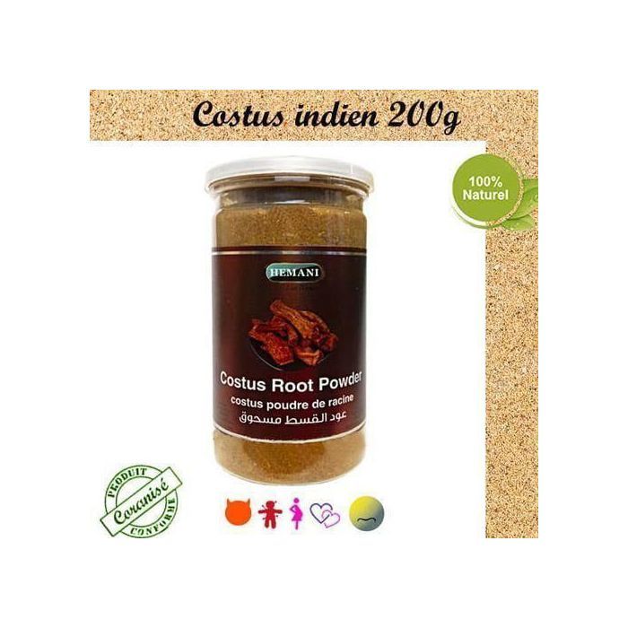 Hemani Poudre de Costus indien 100% ORIGINAL 200gr,