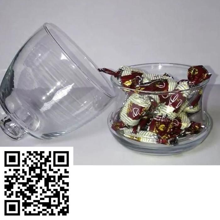 Récipient en verre - Lavi - Décoratif - 255 cc - Design élégant - Made in Turkey