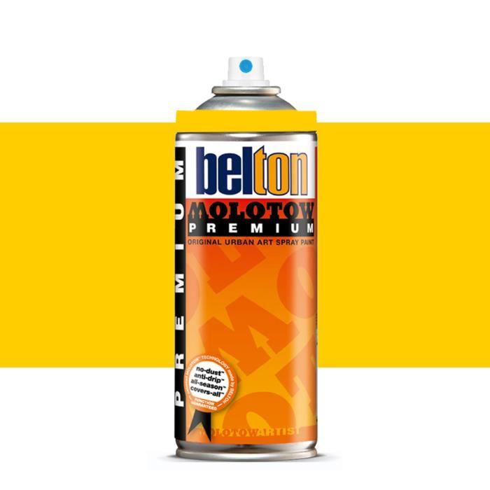 Molotow : Belton Premium Spray Paint : 400ml : Signal Yellow 004 : Ship By Road Only