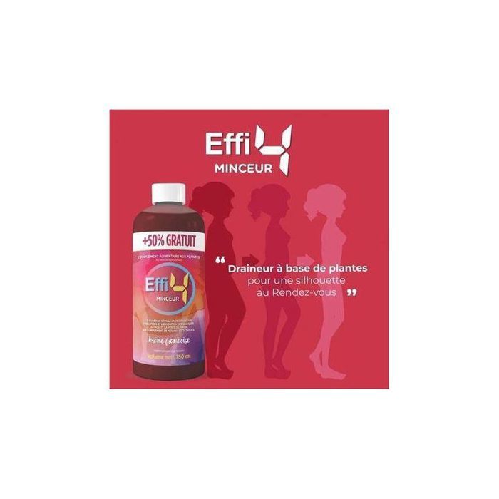 Effi 4 Minceur contrôle du poids arôme framboise 750ml