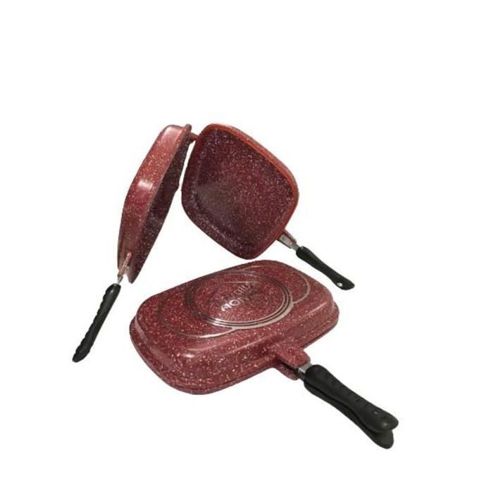 POELE DOUBLE FRY ITALY HOME 36 CM