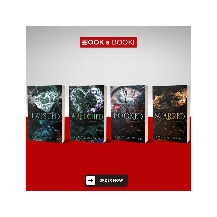 Série de livres - Emily McIntire - Never After - Édition limitée - 4 livres - Fantasy/Romance