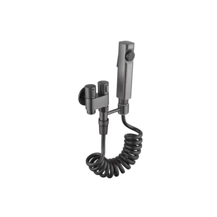 Douchette wc pour salle de bain avec flexible et support pour toilette hygiène; ;