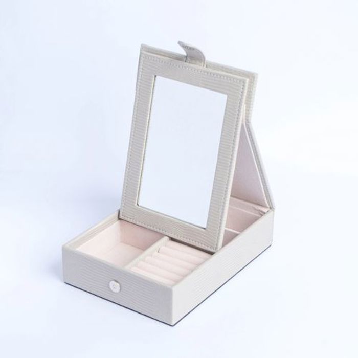Boîte Pour Ranger Bijoux Avec Miroir Pour Femme