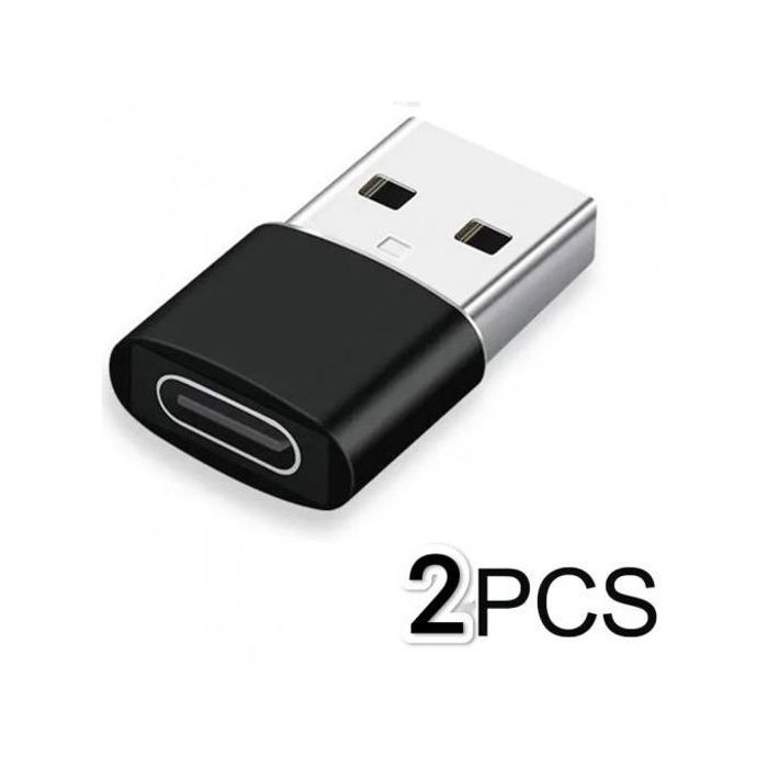 Adaptateur USB 3.0 - Universel - Type-C - 2Pcs - Alliage d'aluminium - Plug and play