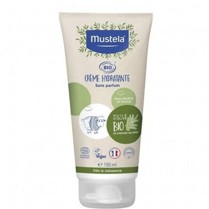 Crème hydratante - Mustela - 150ml - Bio - Ingrédients naturels - Senteur douce