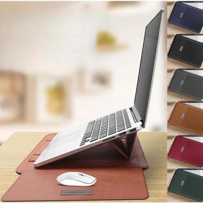 Housse de protection pour ordinateur portable avec support, (Couleur aléatoire)