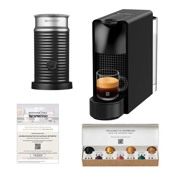 Essenza Mini Noir + Aeroccino 3