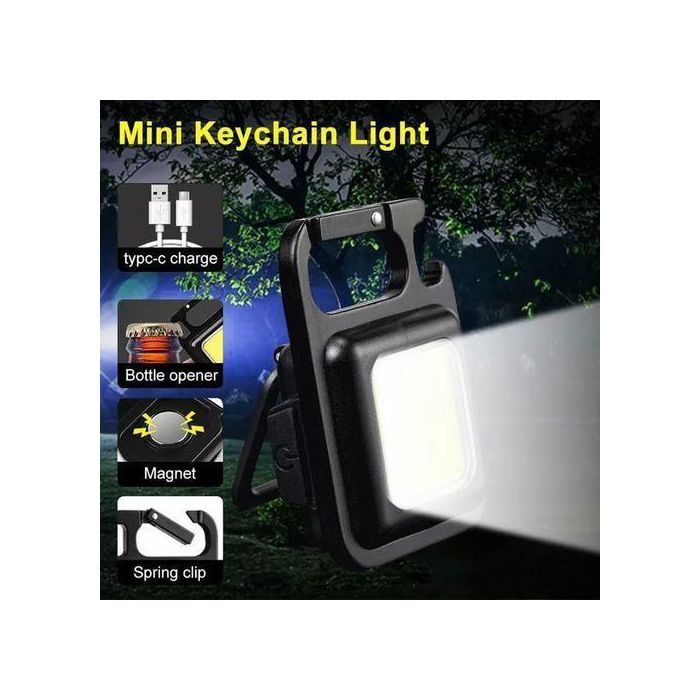 Mini lampe de poche LED porte-clés lumière torche de poche Portable étanche-3