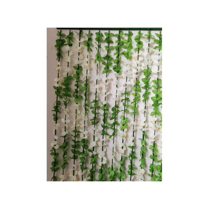 Rideau Séparation Feuillage Treillis Brise-vue Dim. 90 x 180 cm