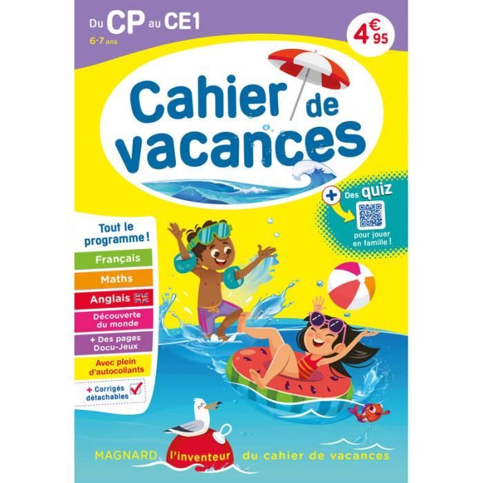 Cahier de vacances - Magnard - 2023 - CP vers CE1 - 6-7 ans - Révisions estivales