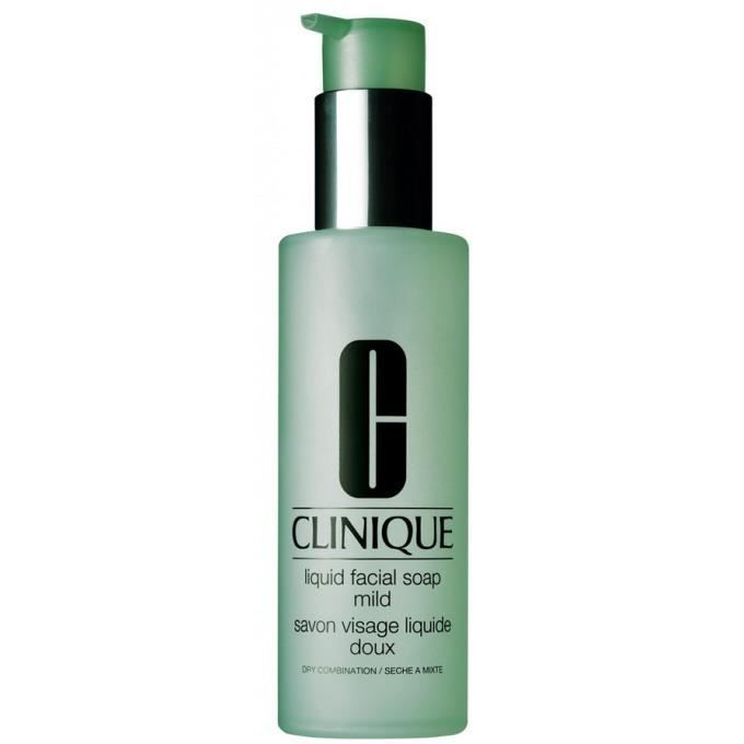 Clinique Savon Visage Liquide Doux Peau Sèche à Mixte 200ml