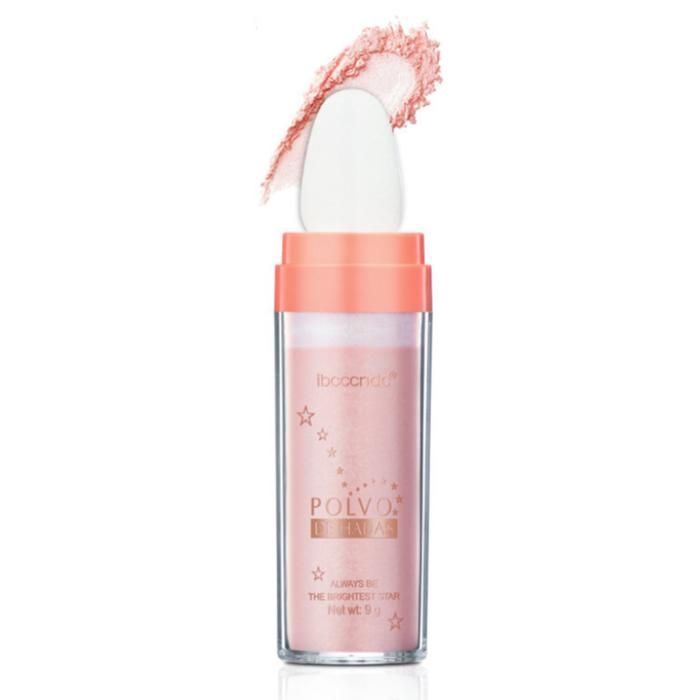 Poudre highlighter - ibcccndc - Always Be The Brightest Star - Rose - 9g - Texture fine