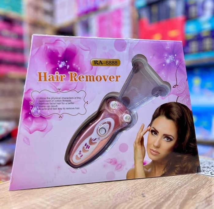 Épilateur électrique à fil de coton pour femme, épilateur à filetage avec poudre