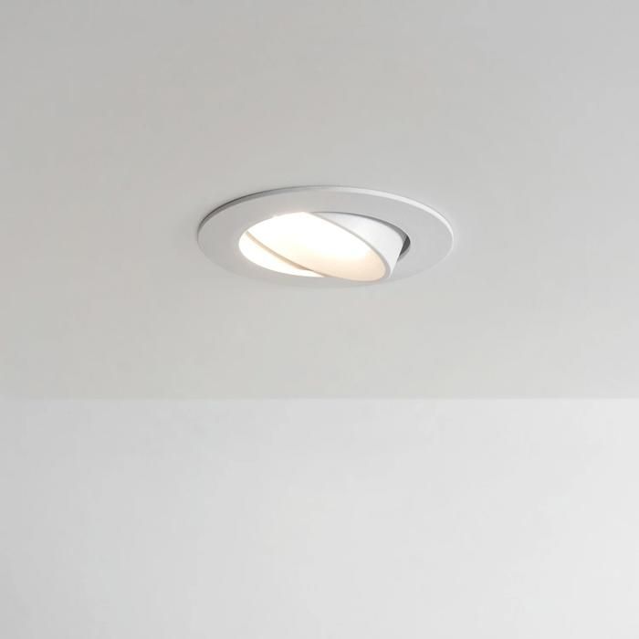 Spot LED Encastrable Orientable + GU10 Blanc – 7W – 4000K