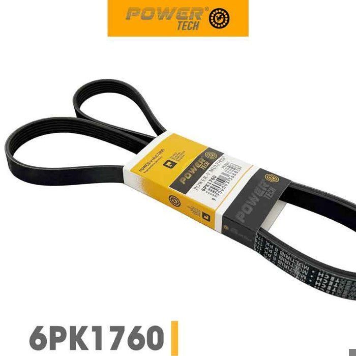 POWERTECH 6PK1760 – COURROIE TRAPEZOIDALE A NERVURES (POLY-V)