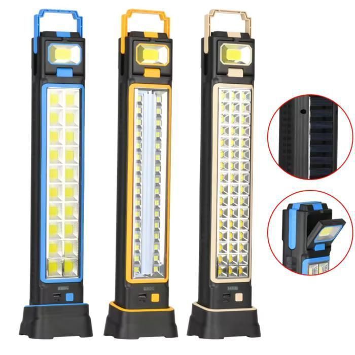 Lampe Rechargeable LED Solaire – 17LED-2014A(Couleur aléatoire)