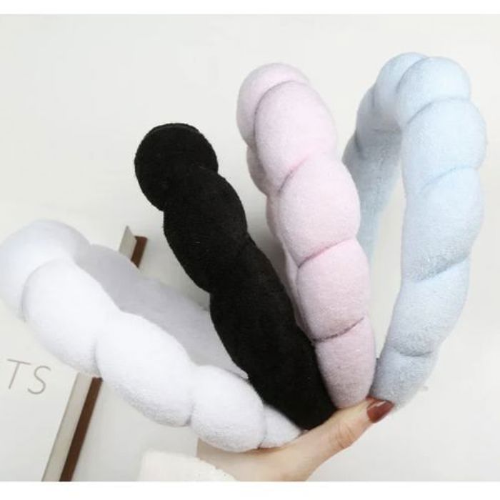 Bandeau de Cheveux - GENERIC - Éponge Rétro - 4 PCS - Absorbant - Confortable - Polyvalent