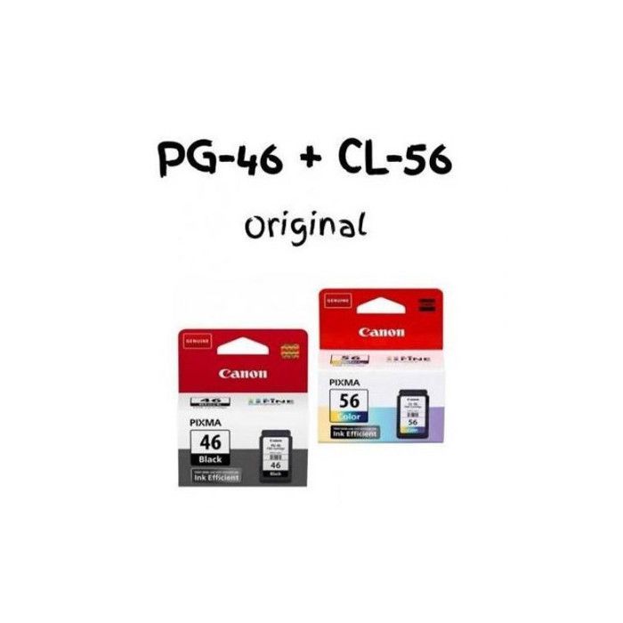 Cartouches dcencre PG-46 Noir + CL-56 Color
