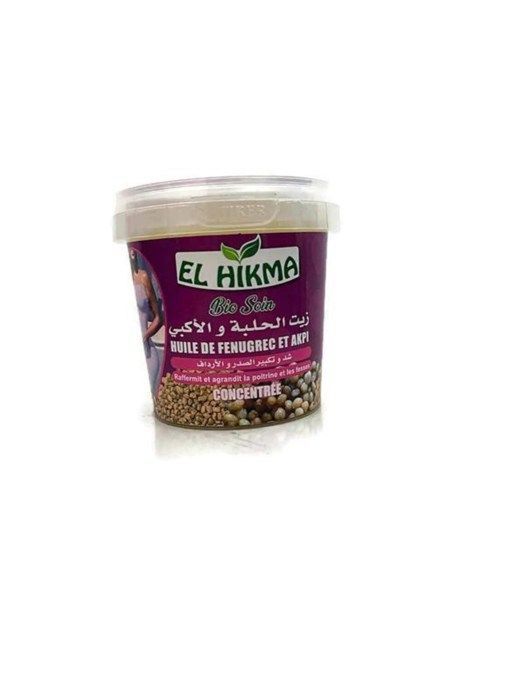 Huile - El Hikma - Fenugrec et Akpi - Raffermissant - Volume - 150ml