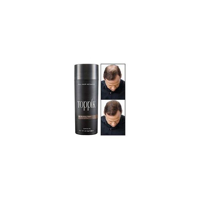 Fibres de renforcement des cheveux marron