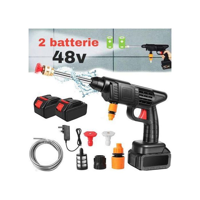 pistolet de lavage 2 batterie 48v