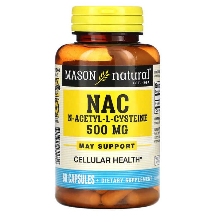 NAC N-Acéthyl-L-Cystéine, 60 gélules