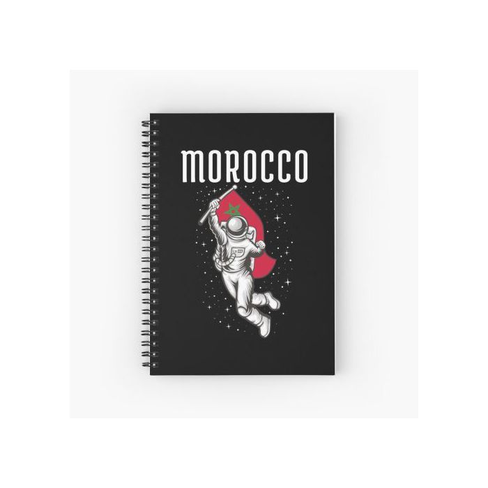 Cahier à spirale - Astronaute - A5 - 98 pages - Papier 90g - Couverture 350g