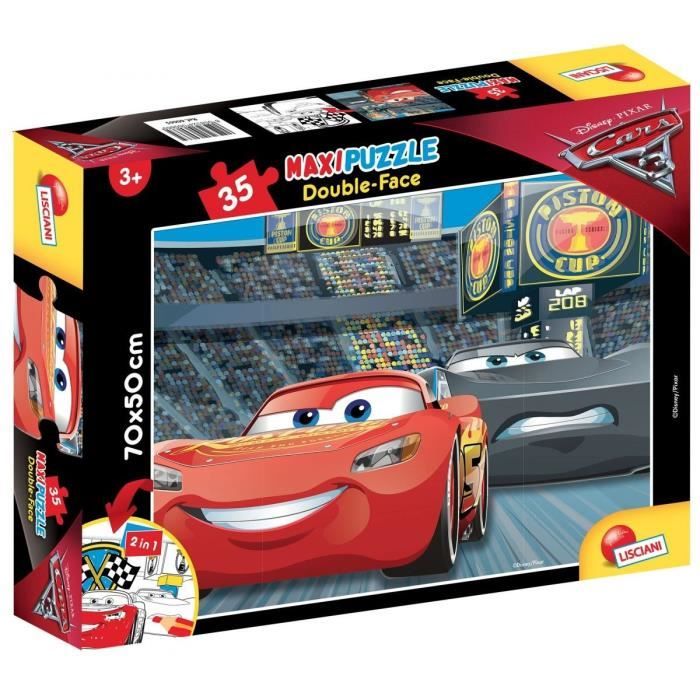 Lisciani Giochi Lisciani Jeux 60665.0 Puzzle DF Cars 3 Go Go Go - Disney60665