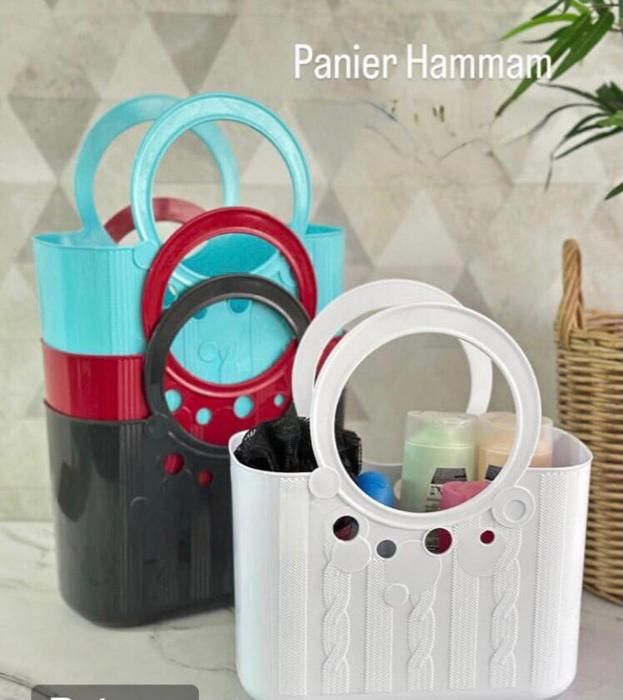 Panier hamam ou multi usage couleurs aléatoires