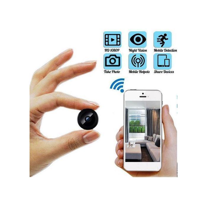Mini Caméra Espion - Non spécifié - 1080P - Vision Nocturne - Détection de Mouvement - Wifi