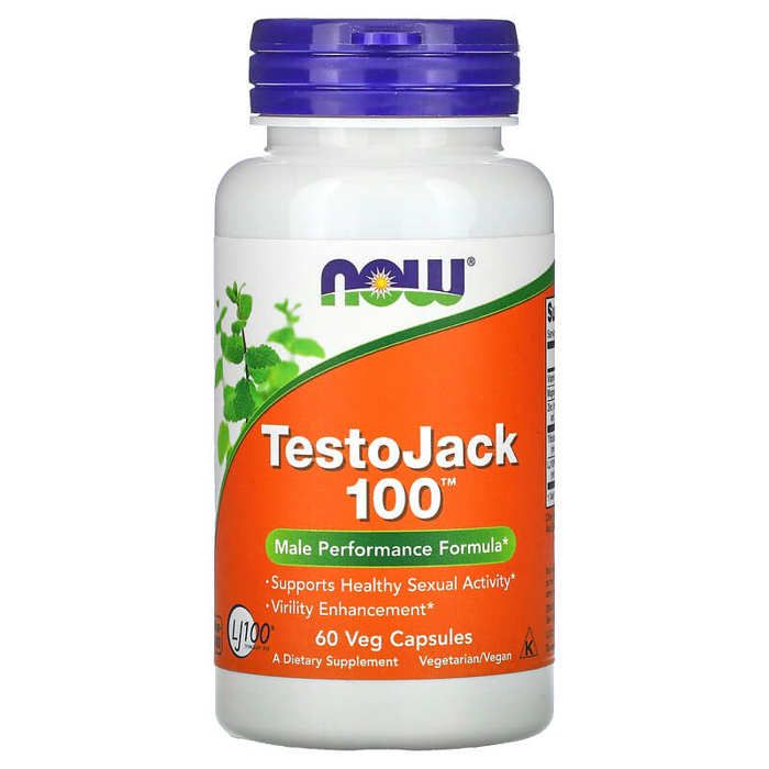 TestoJack 100, 60 gélules végétales.