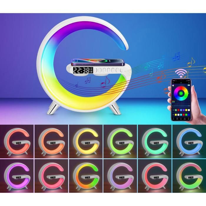 Mini Veilleuse - RVB - Bluetooth - Portable - Silencieuse - Réservoir d'Eau Intégré(Couleur aléatoire)
