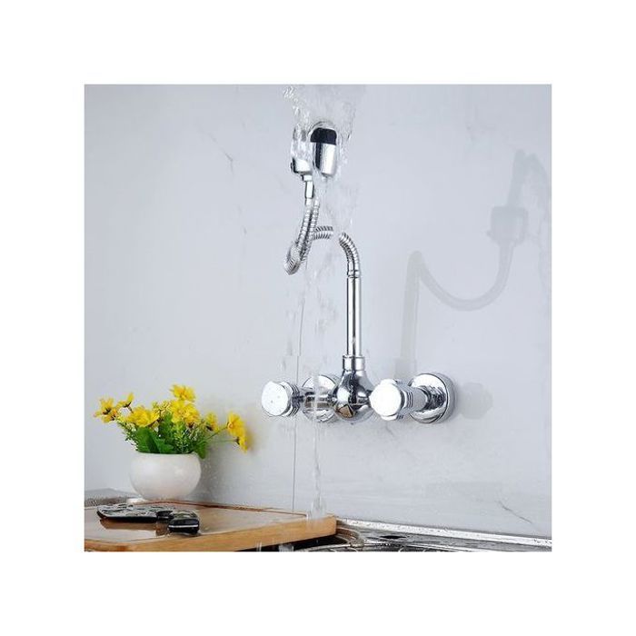Tuyau flexible de cuisine , bec flexible, flexible de cuisine, lavabo, douchette, rotation libre a deux position