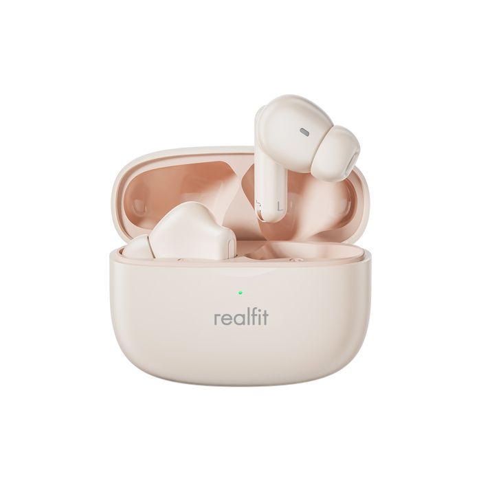 Realfit-Écouteurs sans fil F3 ANC, suppression active du bruit Couleur Beige