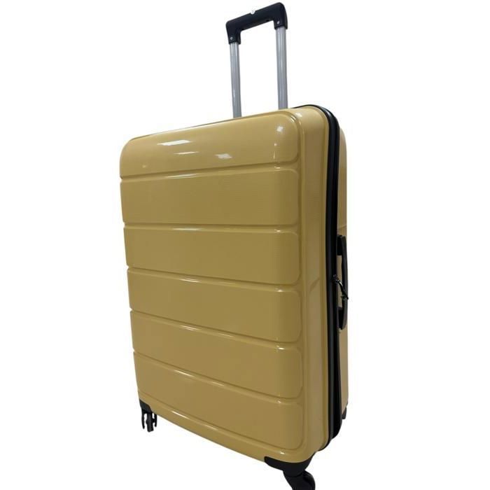 Valise PP - SYDNEY - T24 - Moutarde - Taille M 65 cm - 4 Roulettes