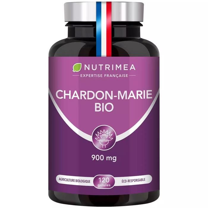 Chardon-Marie Bio 900mg (protection du foie) 120 gélules - Made in France