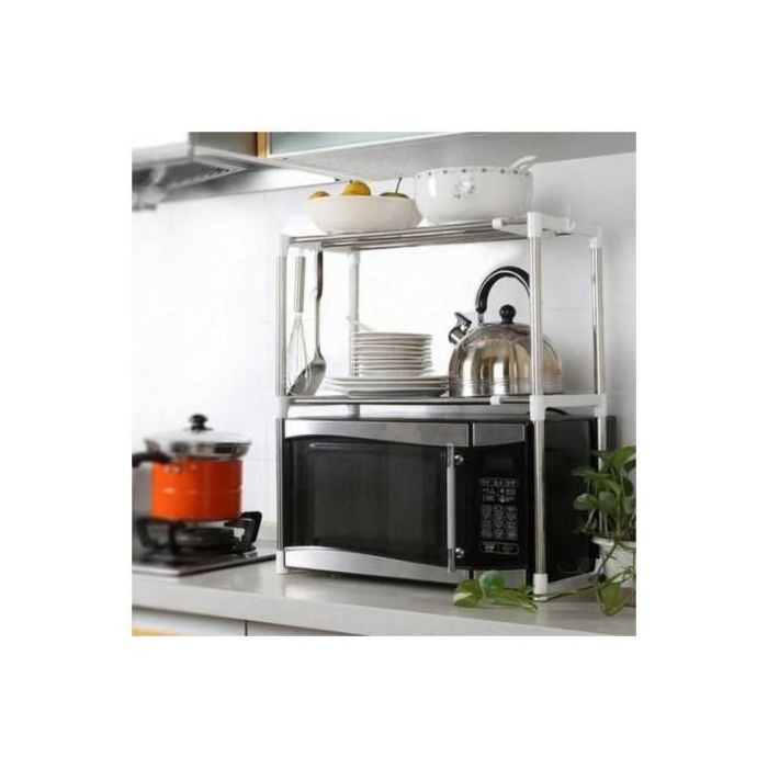 Etagère de cuisine rangement ,étagère de four à micro-ondes en acier